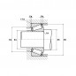 CUSCINETTO 90X160X42.5 A RULLI CONICI 32218 U NTN