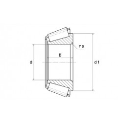 CUSCINETTO 15.875X42.862X14.288 A RULLI CONICI 4T-11590 NTN