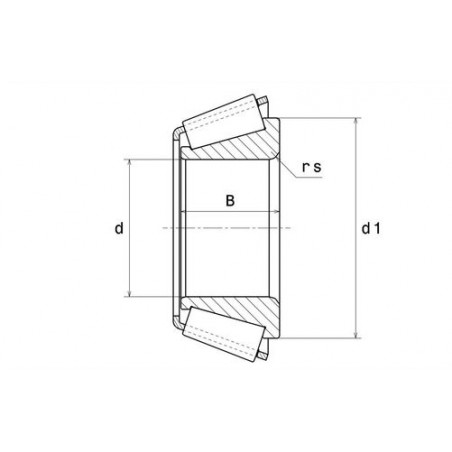 CUSCINETTO 15.875X42.862X14.288 A RULLI CONICI 4T-11590 NTN