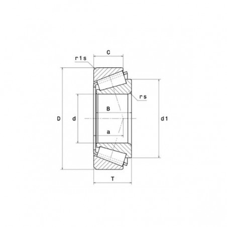 CUSCINETTO 95X170X45.5 A RULLI CONICI 4T-32219 NTN