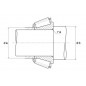 CUSCINETTO 35X59,97X11,94 A RULLI CONICI 4T-L68111 NTN