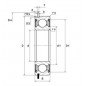 CUSCINETTO 60X110X22 1 CORONA DI SFERE 6212 NR ZZ 2AS NTN