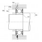 CUSCINETTO 60X110X22 1 CORONA DI SFERE 6212 NR ZZ 2AS NTN
