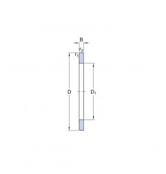 ANELLO ESTERNO 21X35X2.75 GS81104 NTN