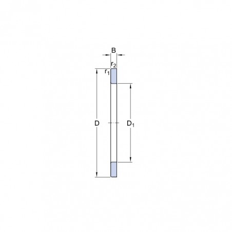 ANELLO ESTERNO 21X35X2.75 GS81104 NTN