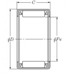 ASTUCCIO 8X12X10 A RULLINI HK0810C NTN