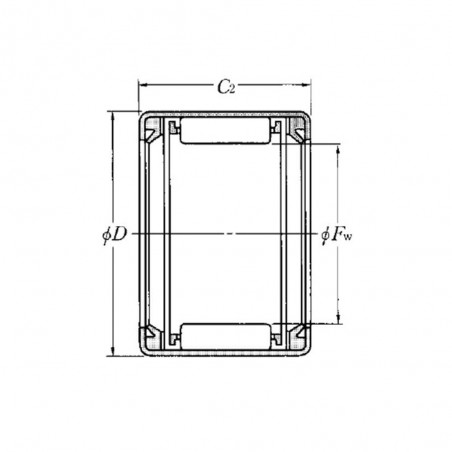 ASTUCCIO 40X47X20 A RULLINI HK4020 LL/3AS NTN