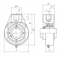 CUSCINETTO 20X64X64/96 PER SUPPORTO UCHB 204D1  NTN