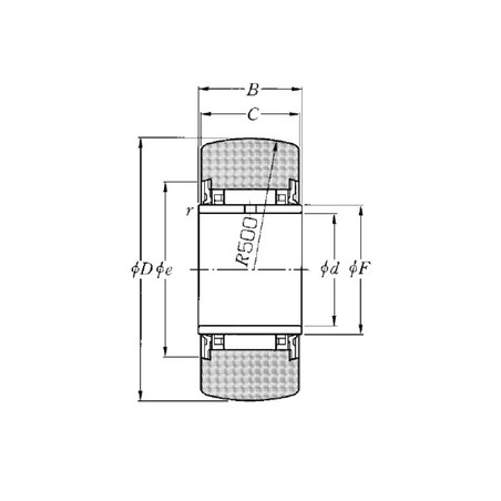 ROTELLA 40X80X23 NA2208LL NTN