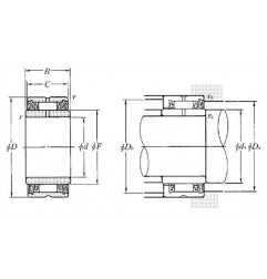 CUSCINETTO 35X55X21 A RULLINI NA4907LL/3AS NTN