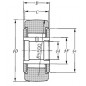 ROTELLA 12X32X15 A RULLINI  NATV12 NTN