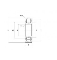 CUSCINETTO 80X140X33 A RULLI CILINDRICI NJ2216 NTN