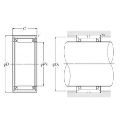 CUSCINETTO 10X17X12 A RULLINI NK10/12T2 NTN