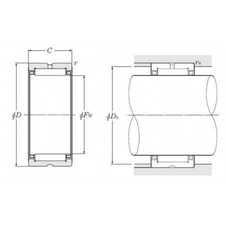 CUSCINETTO 15X28X18 A RULLINI NK1A5902A NTN