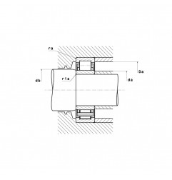 CUSCINETTO 55X120X29 A RULLI CILINDRICI NU311 NTN