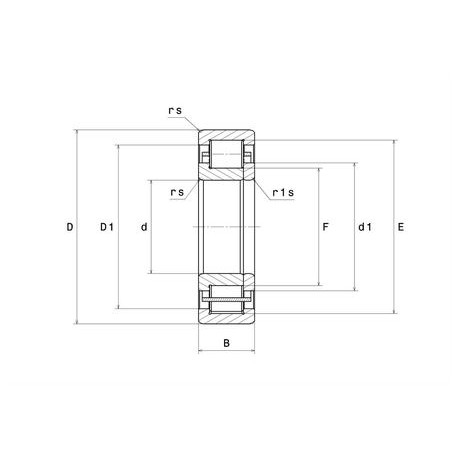 CUSCINETTO 80X140X33 A RULLI CILINDRICI NUP2216C3 NTN