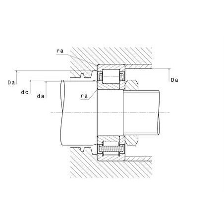 CUSCINETTO 20X52X15 A RULLI CILINDRICI NUP304ET2XC3 NTN