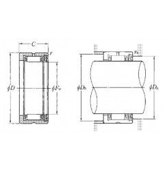 CUSCINETTO 25X37X17 A RULLINI RNA4904L NTN