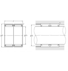 CUSCINETTO 48X62X40 A RULLINI RNA6908R NTN