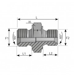 NIPLES 3/4" MASCHIO GAS CIL SV60 - 26X1.5 MASCHIO METRICO SV60