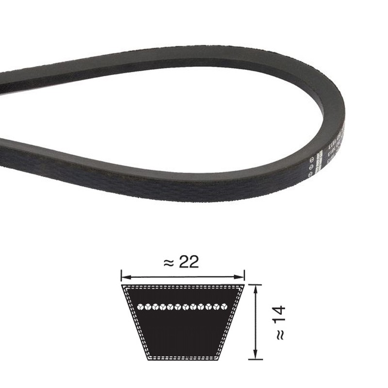 CINGHIA 22X2667 C105 TRAPEZOIDALE OPTIBELT