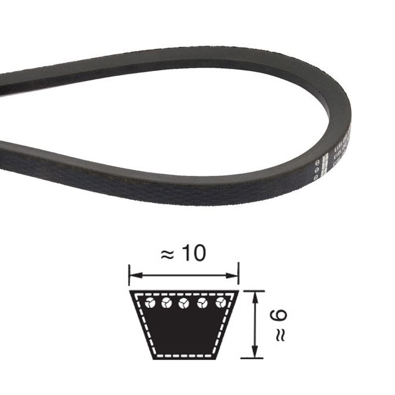 CINGHIA 10X560 Z22 TRAPEZOIDALE OPTIBELT