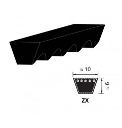 CINGHIA 10X752 ZX29 TRAPEZOIDALE DENTELLATA OPTIBELT