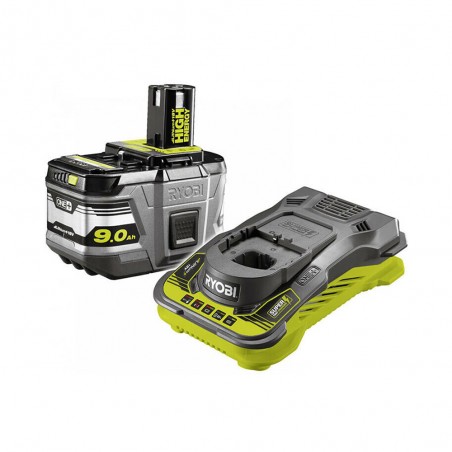 ENERGY KIT 18V CARICABATTERIE U-RAPIDO + 1 BATTERIA 9Ah  RYOBI  RC18150-190