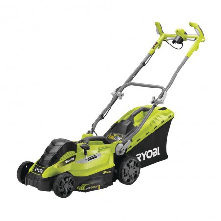 TOSAERBA 1500W TAGLIO 36 CM 5 POSIZIONI SACCO 45 L MULCHING RYOBI RLM15E36H