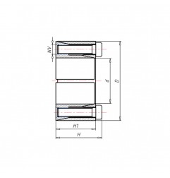 CALETTATORE 12X22 H 15,5 RCK61 KLSS BK61