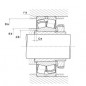 CUSCINETTO 35X72X23 ORIENTABILE A RULLI 22207EAKW33 SNR