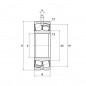 CUSCINETTO 130X280X93 ORIENTABILE A RULLI  22326 EAW33