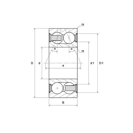 CUSCINETTO 15X35X16  2 CORONE DI SFERE CONTATTO OBLIQUO 5202 ZZG15 SNR