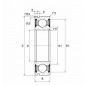 CUSCINETTO 20X42X12 1 CORONA DI SFERE 6004NEEC4 (MATERIALE SPECIALE) SNR