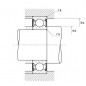 CUSCINETTO 35X62X14 1 CORONA DI SFERE 6007HV ZZ