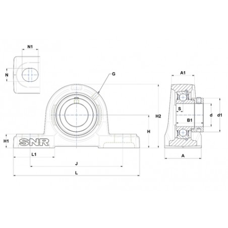 SUPPORTO FORO 50 RITTO ESP210 SNR