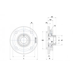 SUPPORTO AUTOALLINEANTE FORO 50 FC210 SNR