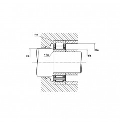 CUSCINETTO 20X27X14 A RULLI CILINDRICI NU204EG15 C3 SNR