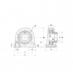 CORPO SUPPORTO FORO 40 PA208 SNR