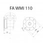 FLANGIA FA WMI110 STM