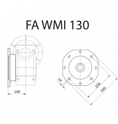 FLANGIA FA WMI130 STM