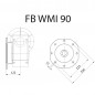 FLANGIA FB WMI90 STM