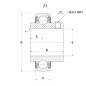 CUSCINETTO 45X90X23/51.6 PER SUPPORTO UCX09G2 SNR