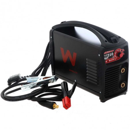 SALDATRICE INVERTER PLUS210 200A AWELCO + KIT ACC. MASCHERA AUTOM. ED ELETTRODI