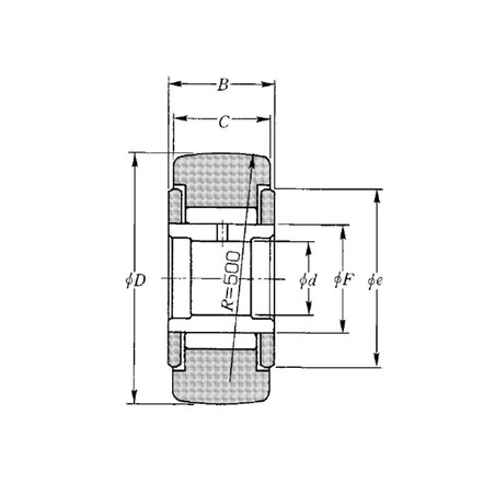 ROTELLA 8X24X15 NATV8/3AS NTN