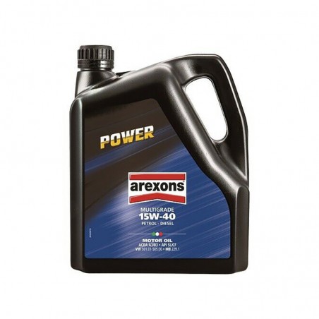 OLIO MOTORE POWER 15W40 MINERALE 4 LT AREXONS