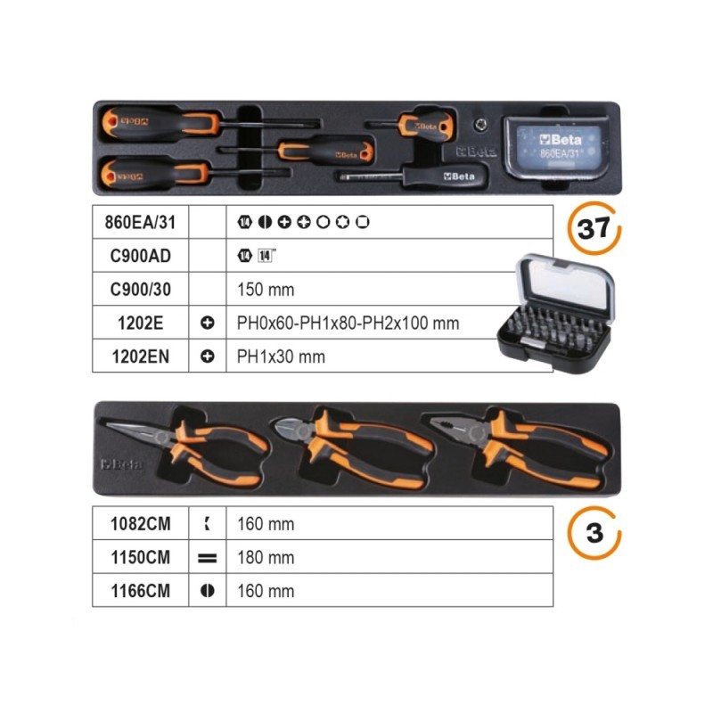 Beta Cassetta Porta Attrezzi In Metallo Con 91 Attrezzi Inclusi