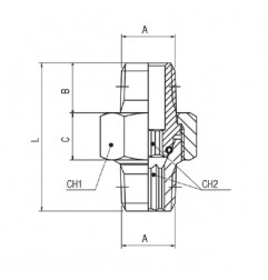 NIPLO CONICO 3PZ 1/2"